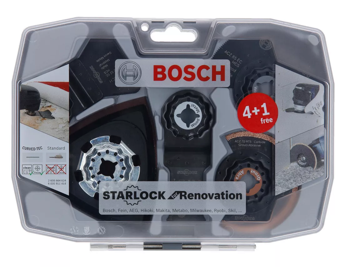 Set renovation Starlock outil multifonction Bosch